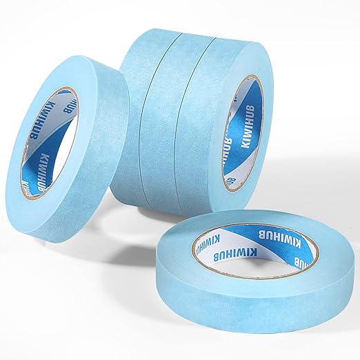 KIWIHUB Light Blue Painters Tape, 1 inch x 60 Yards x 5 Rolls - Image 3