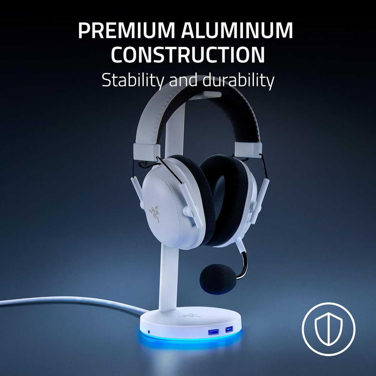 Razer Base Station V2 Chroma Headphone Headset Stand Holder, Black