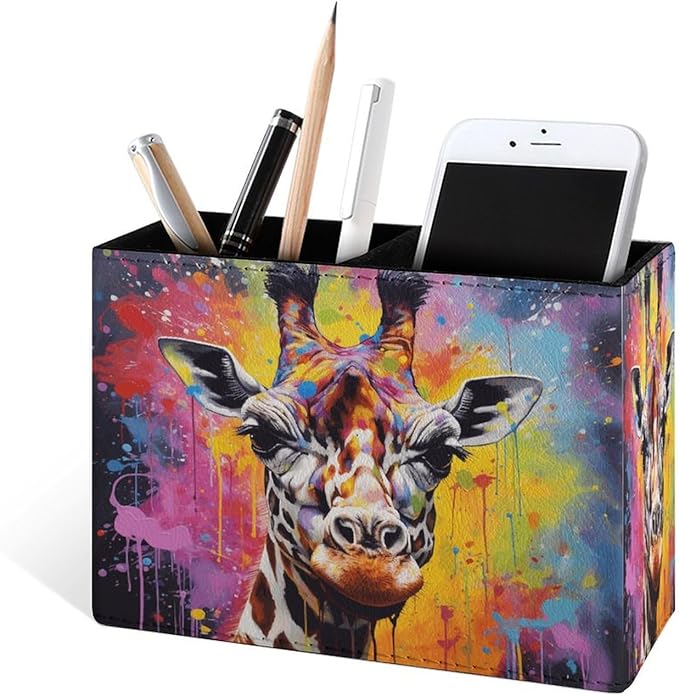 Famame Graffiti Vintage Giraffe Pencil Holder - Image 2