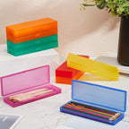 Fainne 24 Pcs Plastic Pencil Case Bulk Pencil Boxes Plastic Stationery Case - Image 4