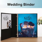 LETVPVOW Vintage Hardback 3 Ring Binder 3 Inch, Professional Leather Binder 3 - Image 7