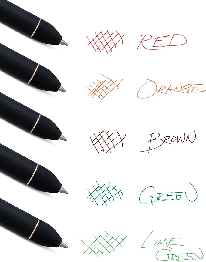 Pentel EnerGel Kuro Shades of Leaves, Retractable Liquid Gel Pen - Image 3