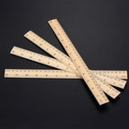 eBoot 12 Pack Wood Ruler Student Rulers Wooden School Rulers Office Ruler - Image 7