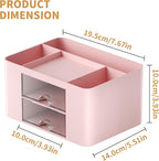 Marbrasse Pen Organizer with 2 Drawer, Desk Organizers and Accessories with 5 - Image 4