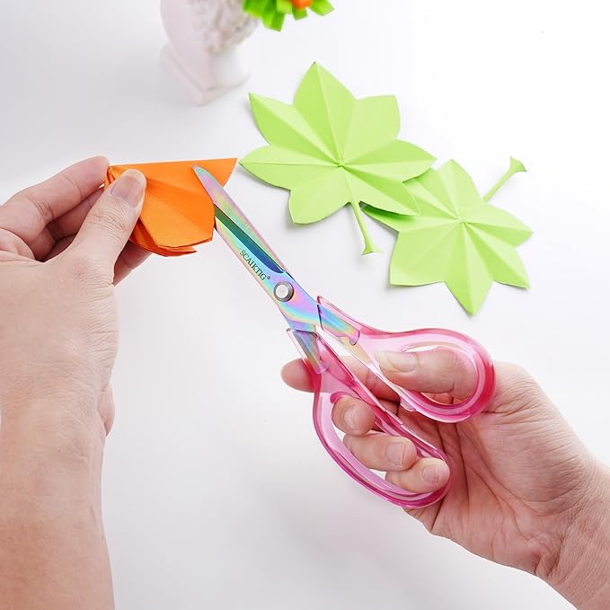 SCAIKTIG Acrylic Scissors Set, Office Scissors - Image 6