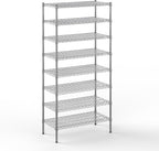 Regal Altair 18" Deep x 36" Wide x 74" Height Wire Shelving Kit | 8-Tier | NSF