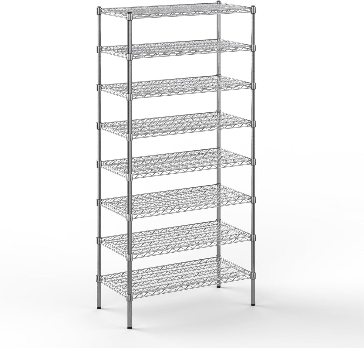 Regal Altair 18" Deep x 36" Wide x 74" Height Wire Shelving Kit | 8-Tier | NSF