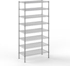Regal Altair 18" Deep x 36" Wide x 74" Height Wire Shelving Kit | 8-Tier | NSF by Regal+Altair