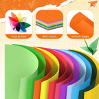 40 Sheets Red Card Stock, 180gsm/65lb Cardstock Paper 8.5" x 11", Bulk Craft - Image 2
