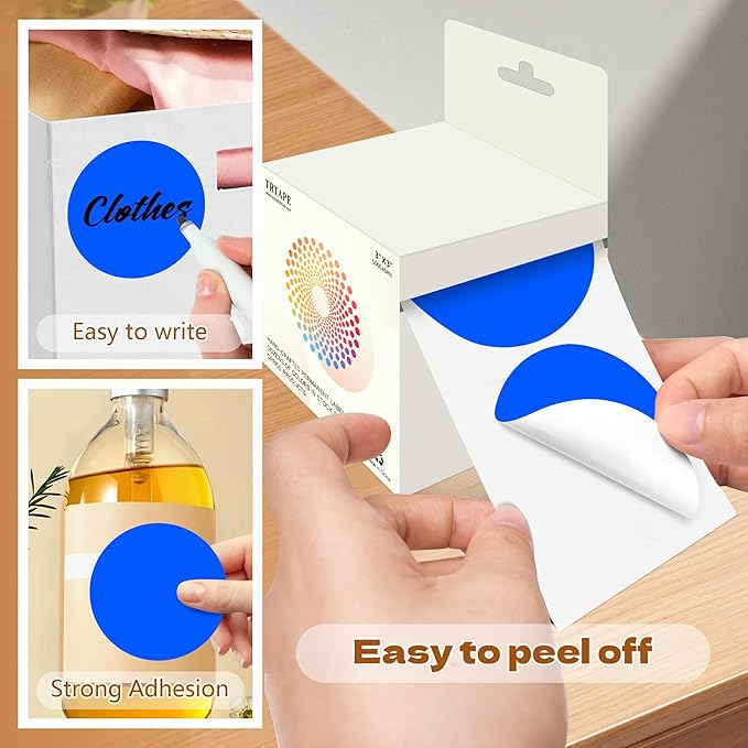 3 Inch Round Color Coding Labels - Image 4