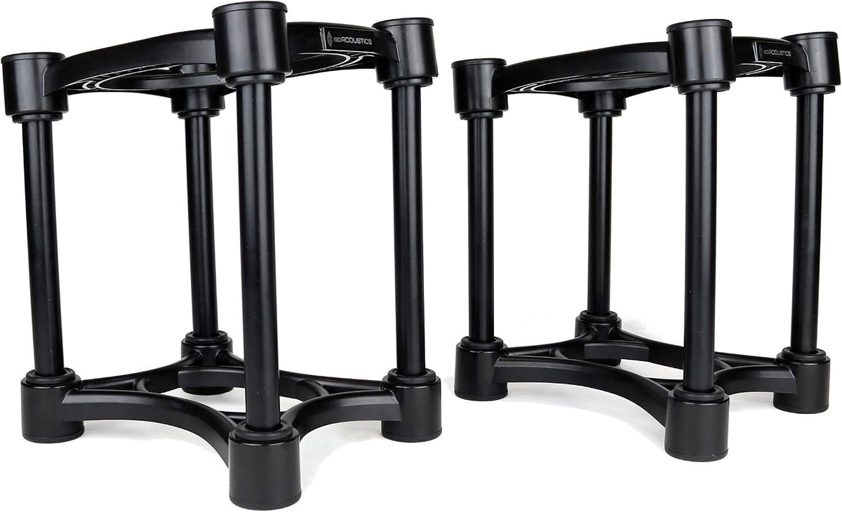 IsoAcoustics Iso-Stand Series Speaker Isolation Stands with Height & Tilt...