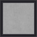 Amanti Art Black Framed Magnetic Board 28x28 Medium Vision Board by AmantiArt