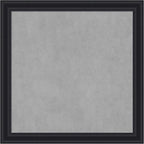 Amanti Art Black Framed Magnetic Board 28x28 Medium Vision Board by AmantiArt