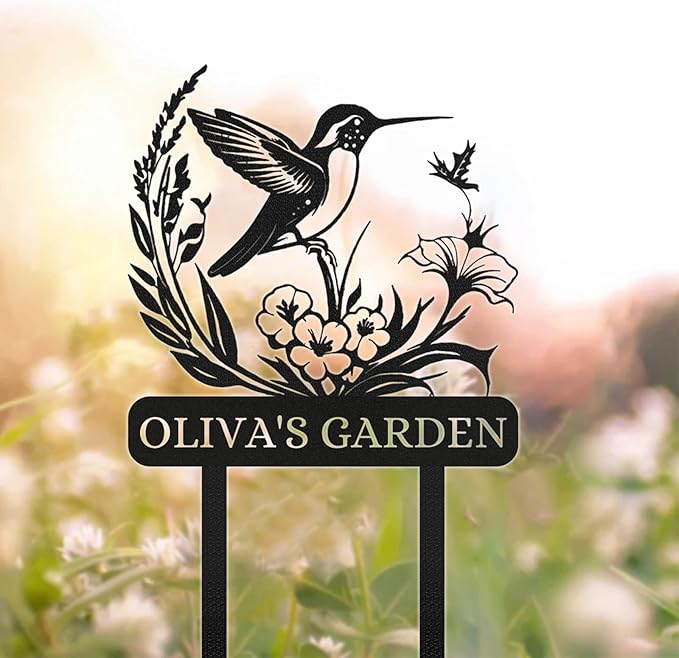 Personalized Garden Signs | Custom Bird Garden Stake Metal Sign | Metal Signs - Image 2