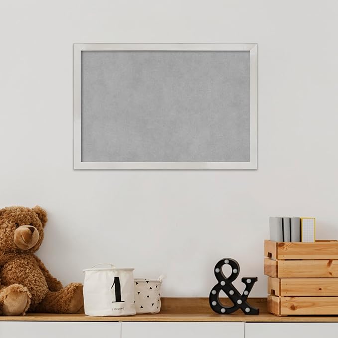 Amanti Art Silver Framed Magnetic Board 13x19 Small Vision Board - Image 5