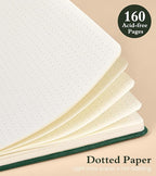 PAIBAS Dotted Journal Notebook for Women Men, 160 Pages Dot Grid Journals for - Image 4
