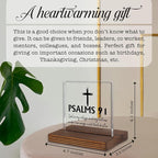 Psalm 91 Desk Sign, Christian Bible Verse Decor - Image 4