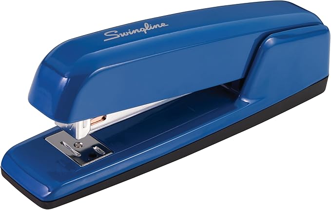 Swingline Stapler, 30 Sheet Capacity, 747 Business Stapler, Jam Free, Royal Blue by Swingline