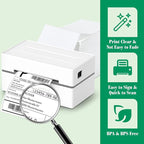METRONIC Shipping Labels 4x6 500 PCS Fanfold Direct Thermal Labels, Perforated - Image 4