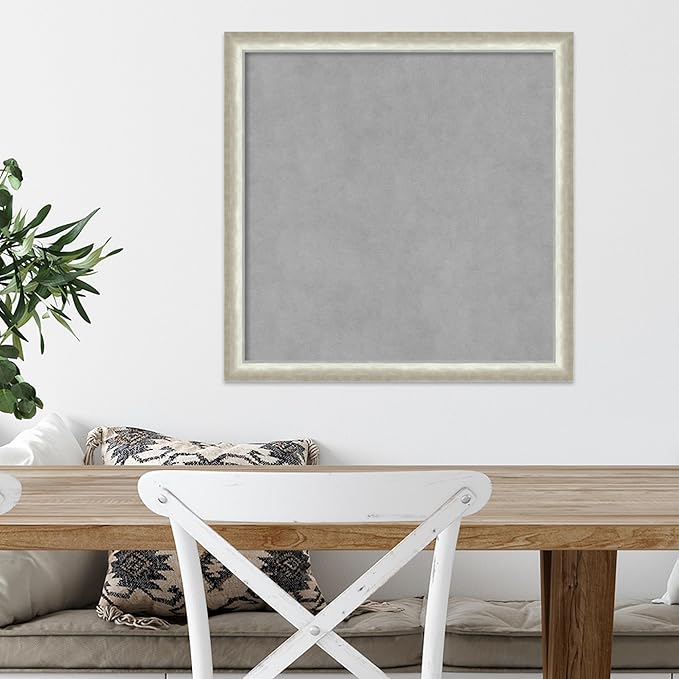 Amanti Art Silver Framed Magnetic Board 22x22 Medium Vision Board - Image 6