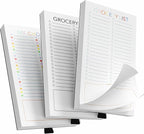 SooHeeRange 3 Pack Magnetic Grocery List Pad by Unknown