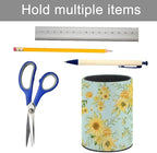 DIYYAO Personalize Sunflower Pattern Circular Pen Holder - Image 5