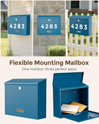LAND·VOI Locking Wall-Mount Mailbox - Image 9