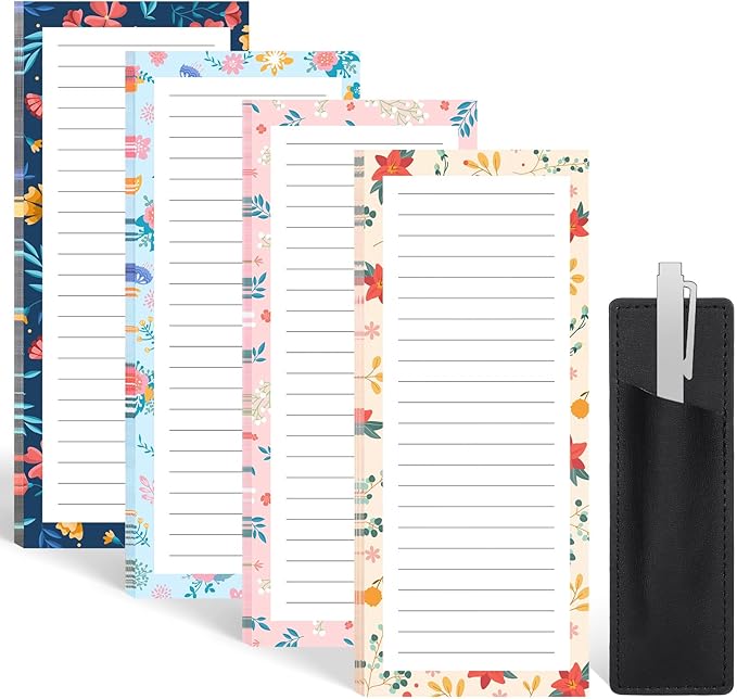 Thboxes 4 Pack Magnetic Note Pad by Thboxes
