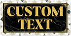 Custom Sign, Custom Street Sign, 11 Font Colors, 13 Font Styles, 4 Hole Options by MySignCenter