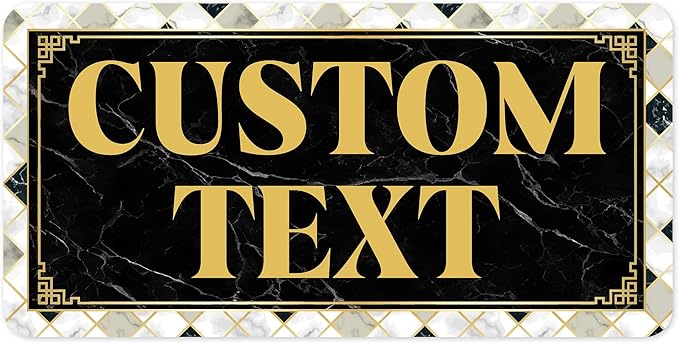 Custom Sign, Custom Street Sign, 11 Font Colors, 13 Font Styles, 4 Hole Options by MySignCenter