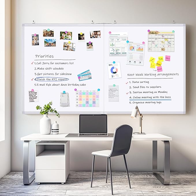 White Board Dry Erase 60x48, Large Magnetic Whiteboard Maxtek Dry Erase Boards - Image 6