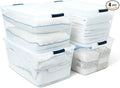 Rubbermaid Cleverstore 95 Qt Clear Storage Bins by Rubbermaid
