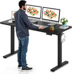 SANODESK Electric Standing Desk 60 x 24 Inches Whole-Piece Desktop Height
