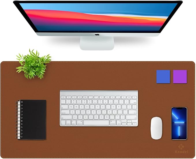 K KNODEL Desk Mat, Dual-Sided Office Desk Pad, Waterproof Desk Mat by K+KNODEL