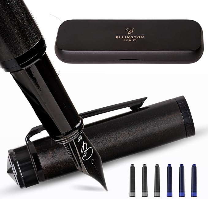 Ellington Pens Luxury Wood Fountain Pen Set – Extra Fine Nib - Image 7