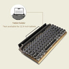 Adventurers Typewriter-Style Retro Mechanical Keyboard LED Backlight 83 Keys - Image 4