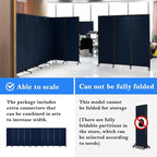 Upgrade Version Room Partition and Divider, Freestanding Rolling Dividers - Image 4