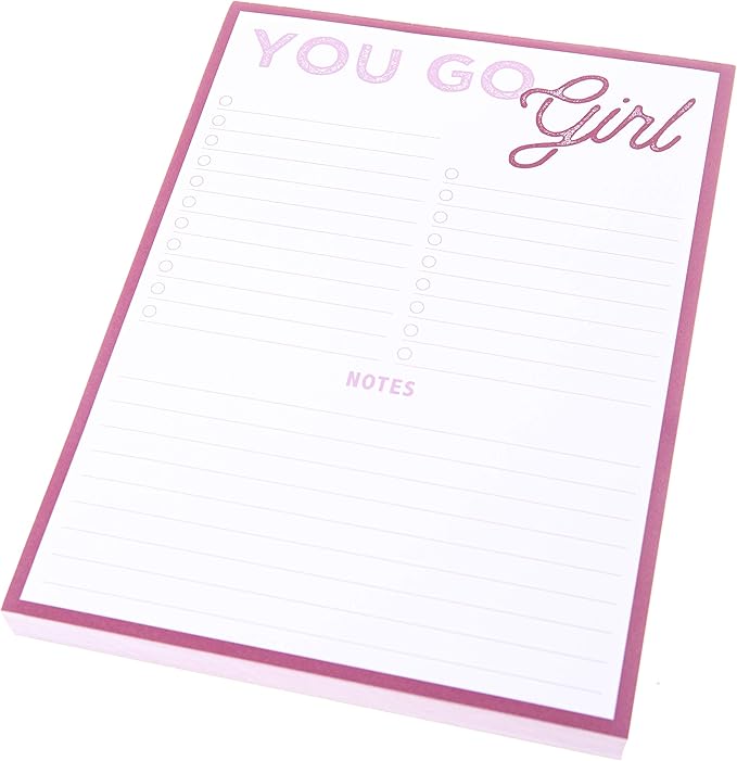 Graphique Large Notepad, Future is Female – 6" x 8", Cute Notepad - Image 2