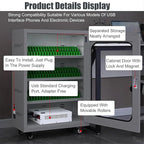 40-Slot Mobile Charging Station & Storage Cart - Image 8