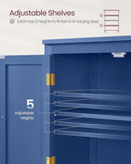 VASAGLE Floor Storage Cabinet, Freestanding Storage Unit - Image 6
