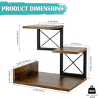Jolitac Wood Desktop Shelf, Desktop Organizer Office Storage Rack Adjustable - Image 3