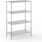 Regal Altair 24" Deep x 48" Wide x 74" Height Wire Shelving Kit | 4-Tier | NSF