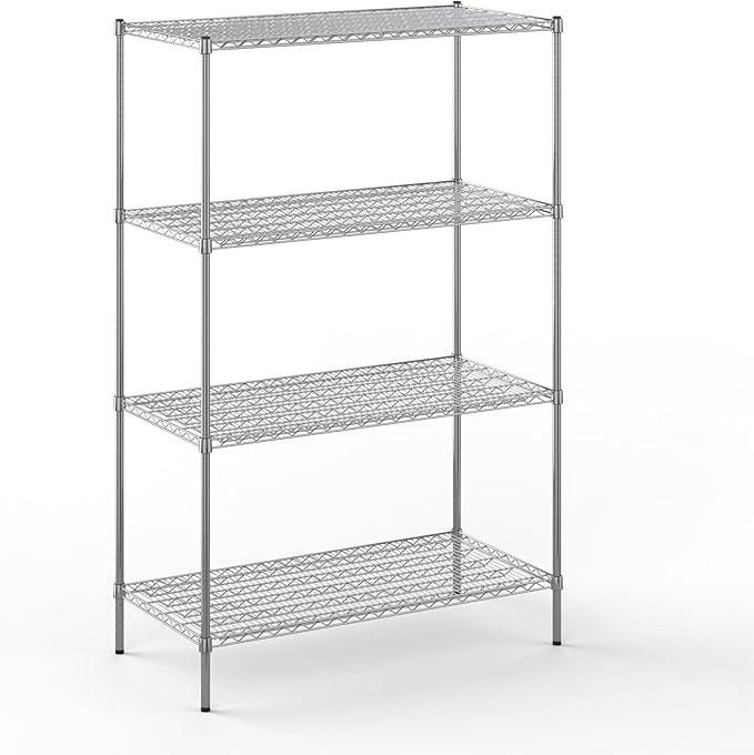 Regal Altair 24" Deep x 48" Wide x 74" Height Wire Shelving Kit | 4-Tier | NSF by Regal+Altair