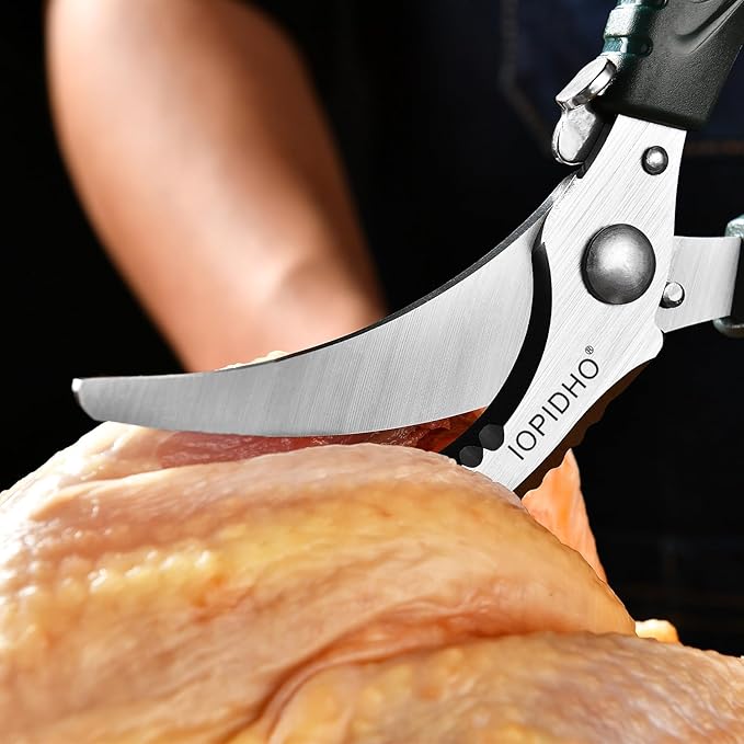 IOPIDHO Heavy Duty Poultry Shears, Kitchen Shears - Image 3