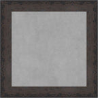 Amanti Art Black Framed Magnetic Board 25x25 Medium Vision Board by AmantiArt