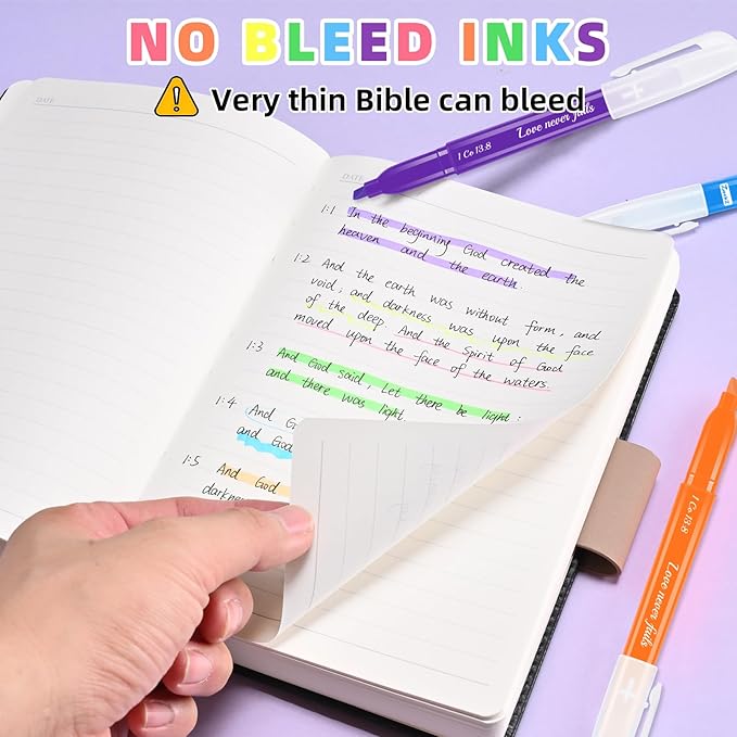 ZackZ Bible Highlighters Assorted Colors - Image 5
