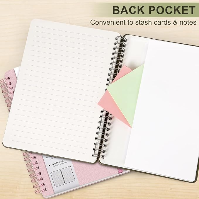 ABERLLS Green Lined Spiral Journal Notebook - Image 5