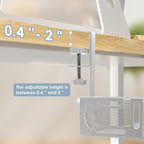 Under Desk Cable Management Tray, Cable Management Under Desk No Drill - Image 4