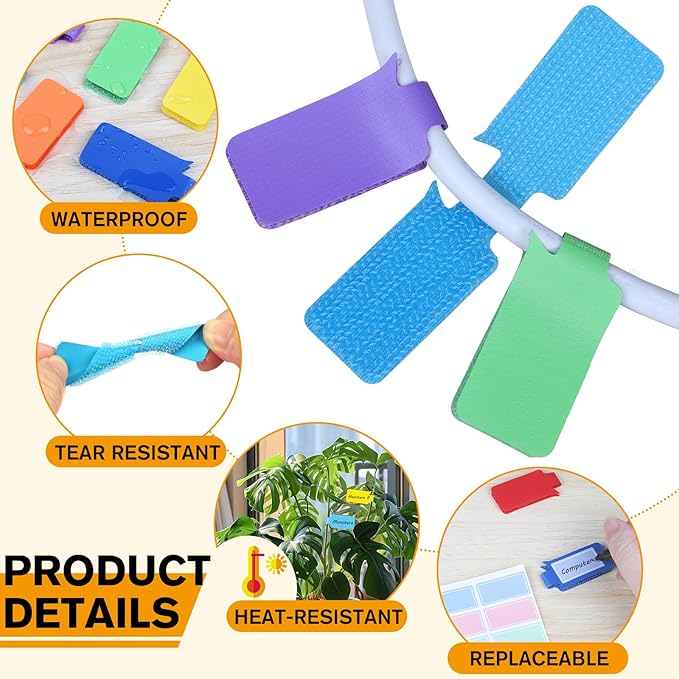 SummerBrite 36-Pack Large Cable Labels - Image 7