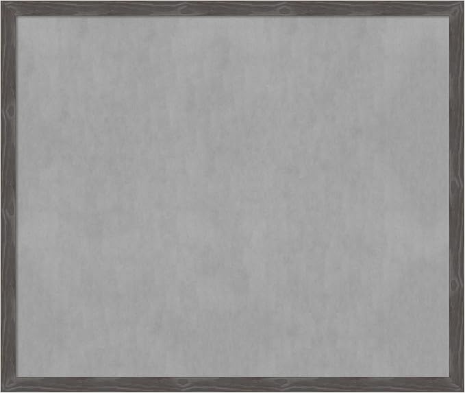 Amanti Art Grey Framed Magnetic Board 43x51 Oversize Vision Board by AmantiArt